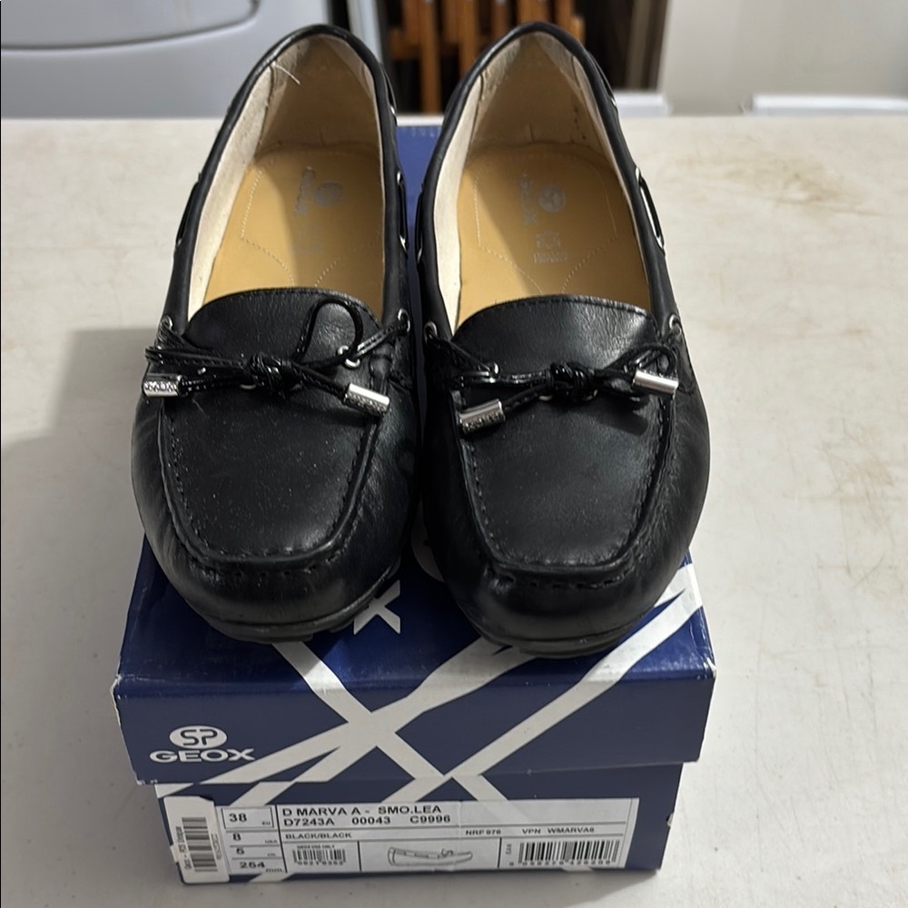 Geox Women's Black Loafers